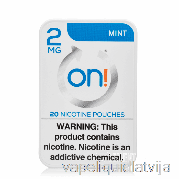 Ieslēgts! Nikotīna Maisiņi - Piparmētru 2mg Vape šķidrums